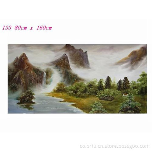 100% handmade Landscape Oil Painting,Canvas Oil Painting